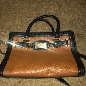 Michael Kors brown and black purse